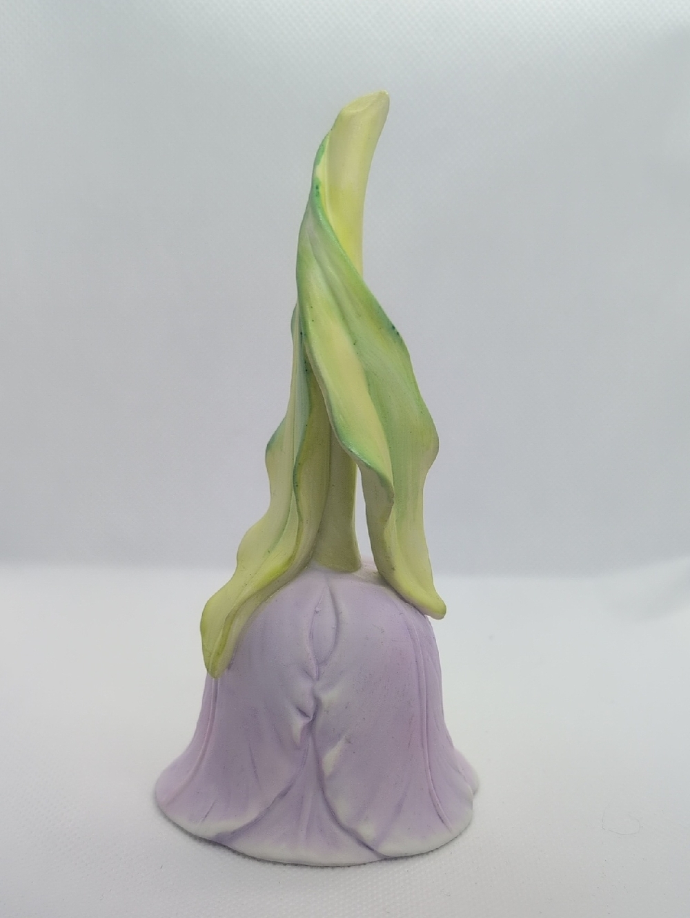 Enesco  Lavender and Pale Green Floral Bell